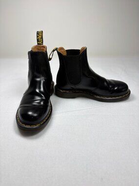 Dr. Martens 2976 Black Leather Chelsea Boots Indie Sleaze Grunge Whimsigoth 8